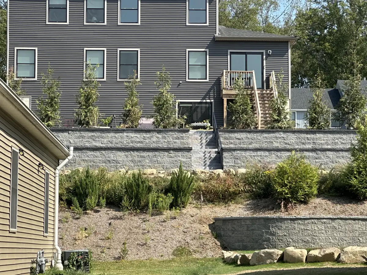 Retaining wall construction in Orange County NY