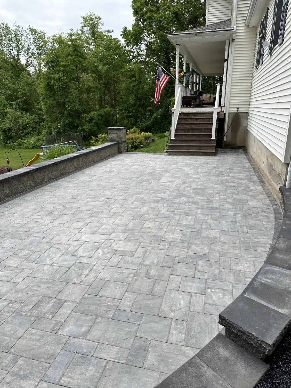 Hardscaping and patio project near New Paltz NY