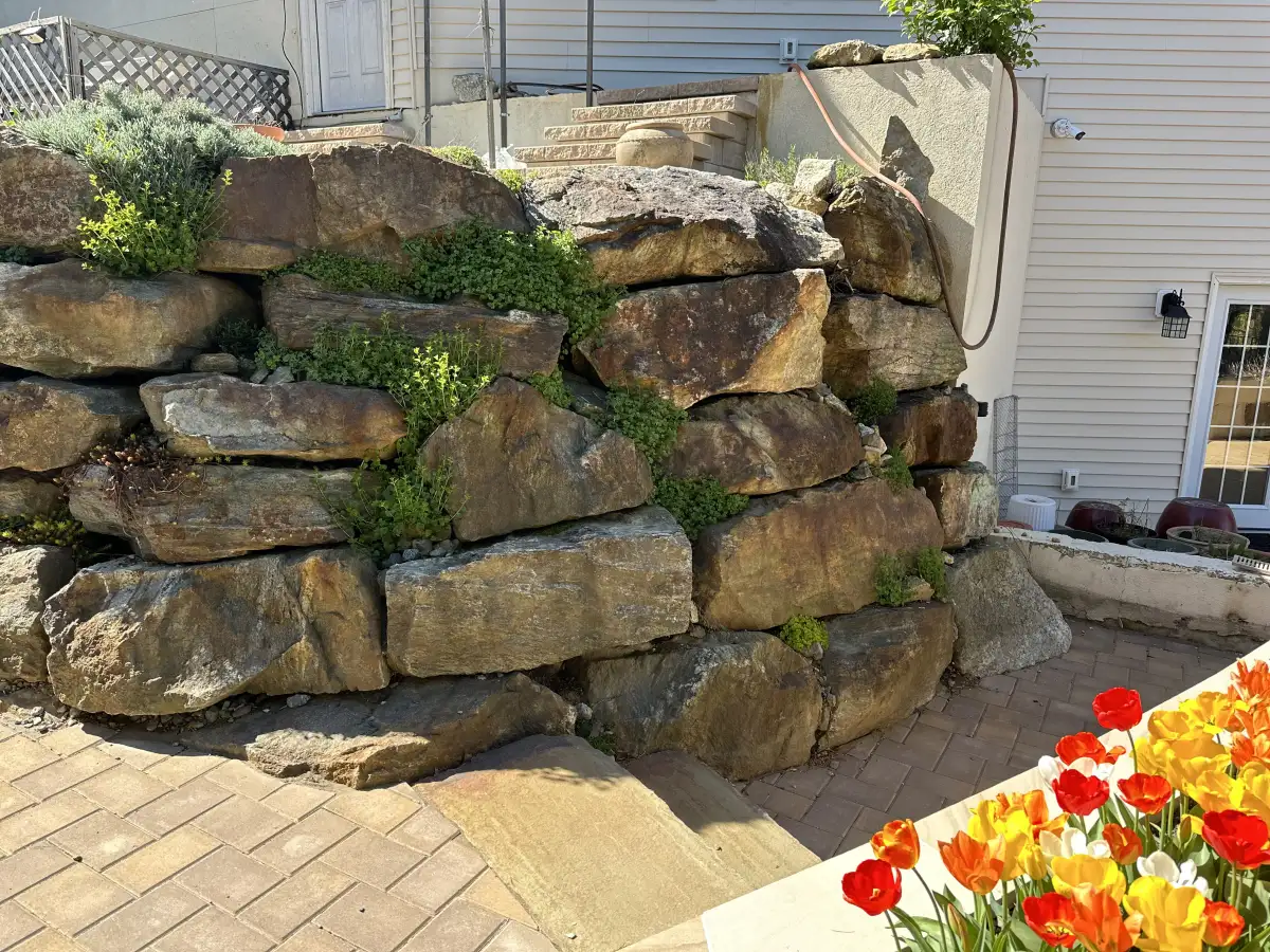 Unilock paver installation by certified contractor