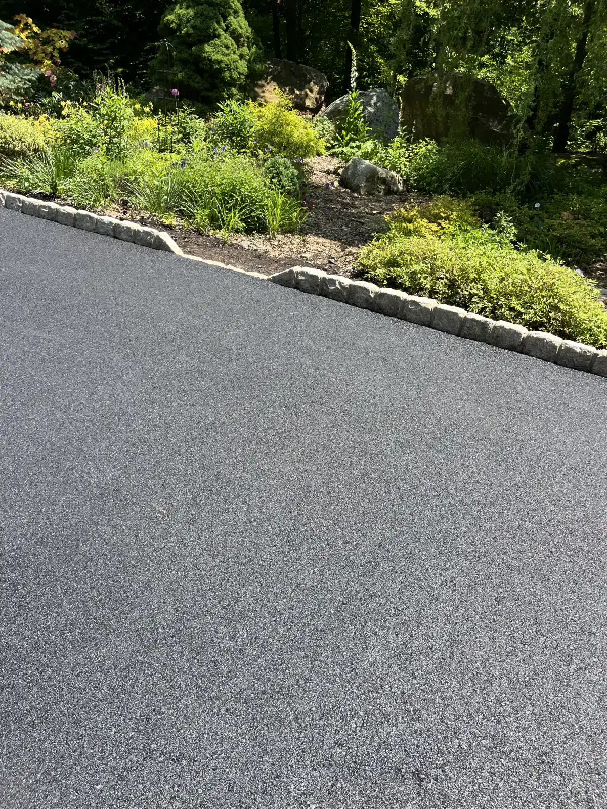 Front walkway paver installation in the Hudson Valley