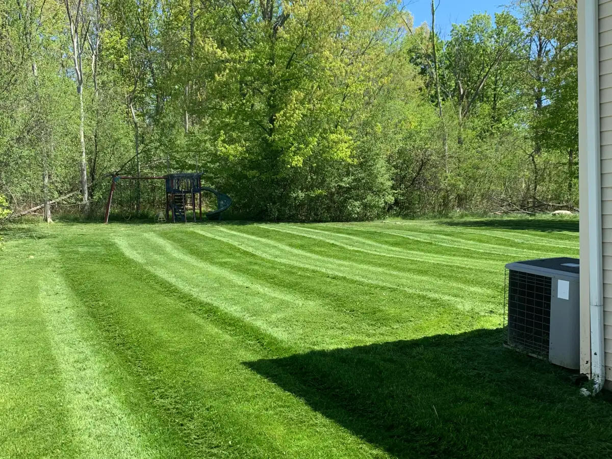 Weekly lawn mowing service by Bernicker and Son in Newburgh NY