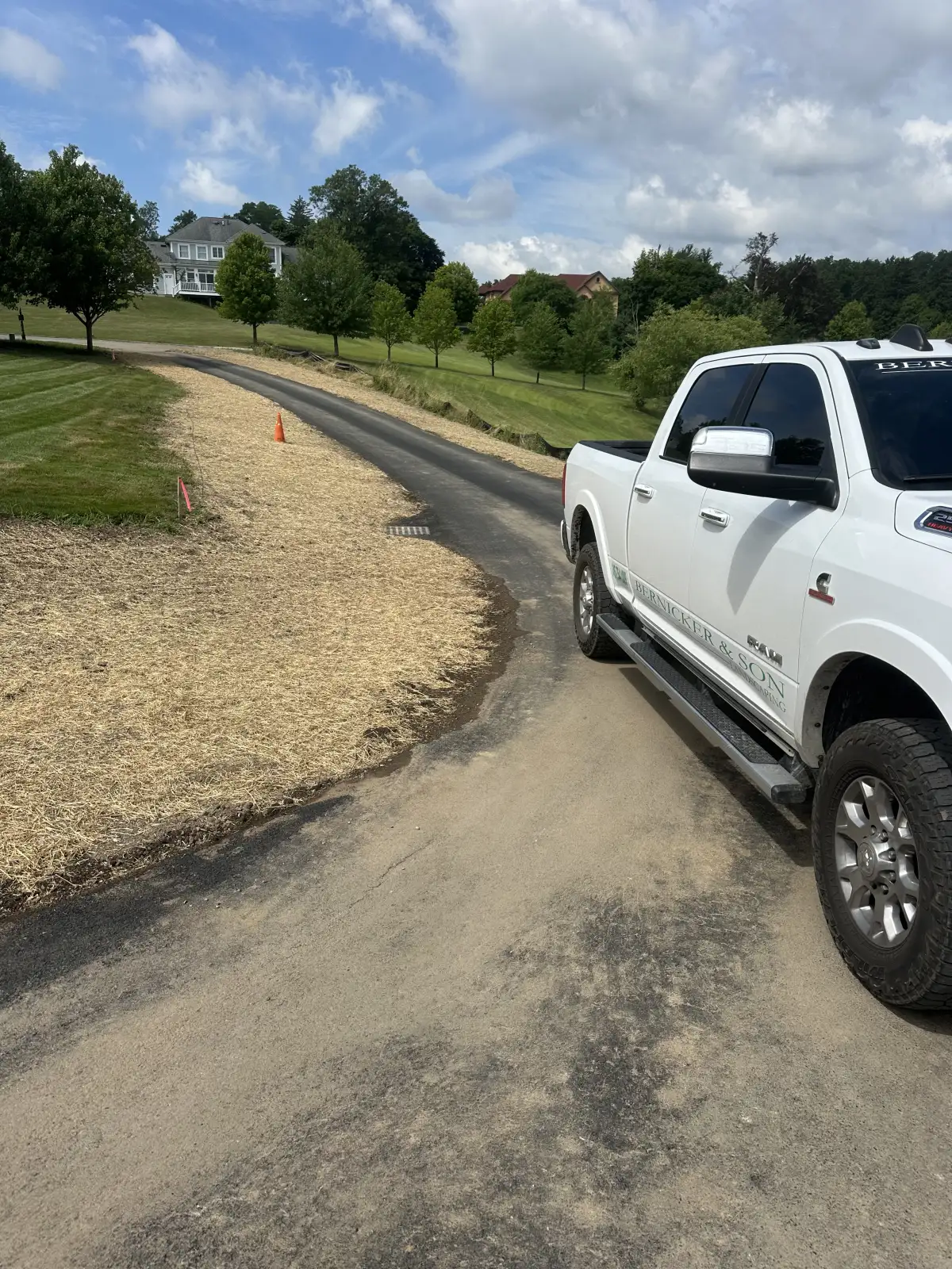 Bernicker and Son Landscaping team and equipment in Newburgh NY